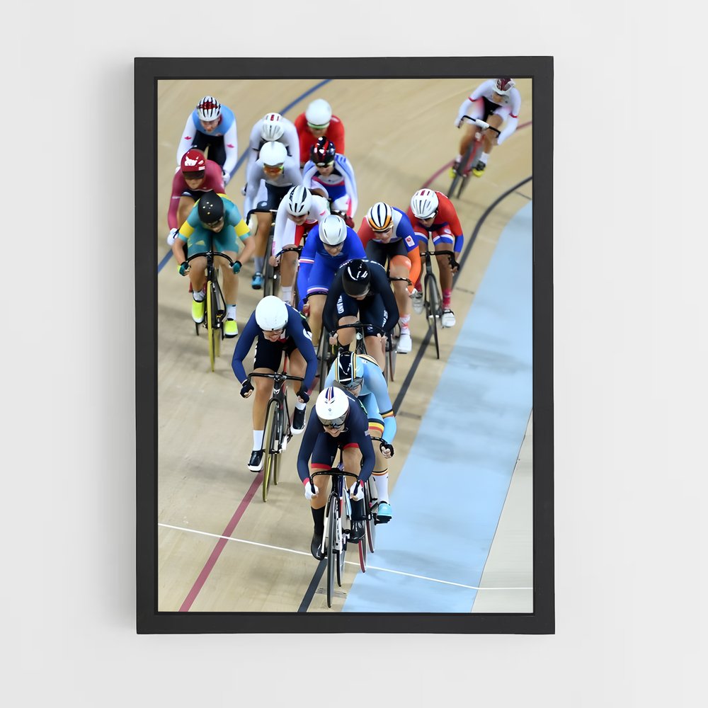 Poster Olympic cycling – affiche Cyclisme (vue 2)